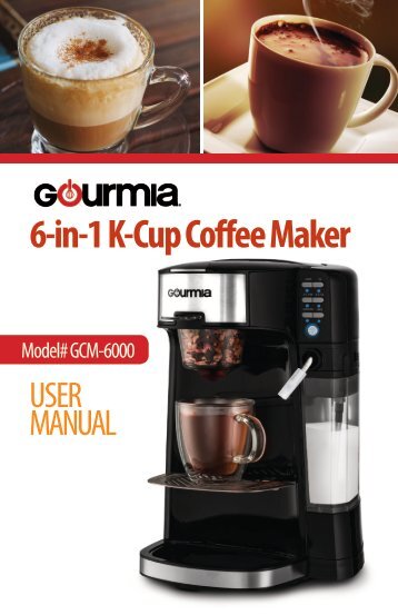 Gourmia GCM6000 6-in-1 Coffee Maker - 
