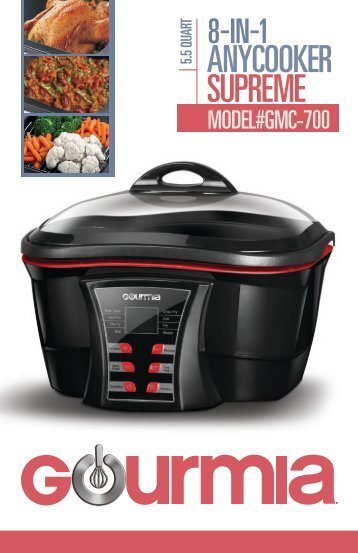 Gourmia GMC700 8-in-1 AnyCooker - 