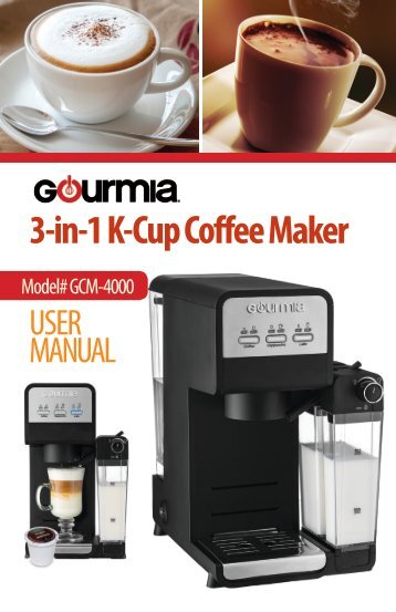 Gourmia GCM4000 3-in-1 Coffee Maker - 