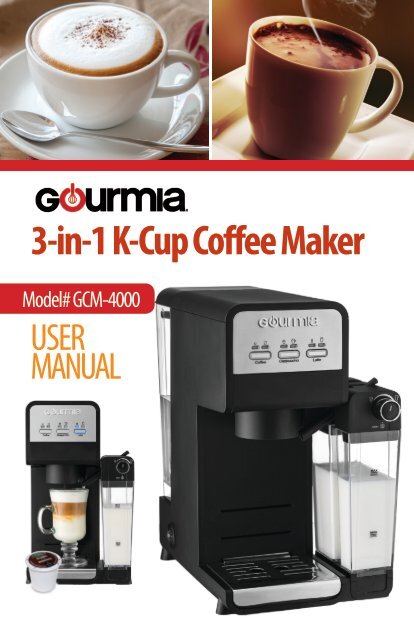Gourmia GCM4000 3-in-1 Coffee Maker -