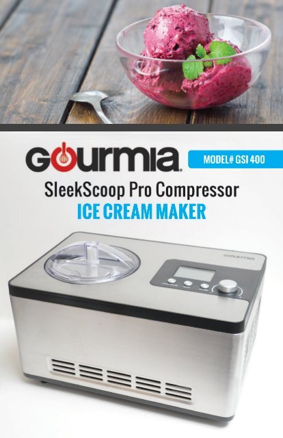 Gourmia GSI400 Ice Cream Maker