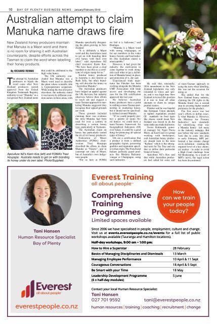 Bay of Plenty Business News January/February 2018