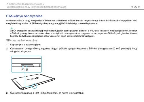 Sony VPCZ21X9R - VPCZ21X9R Mode d'emploi Hongrois