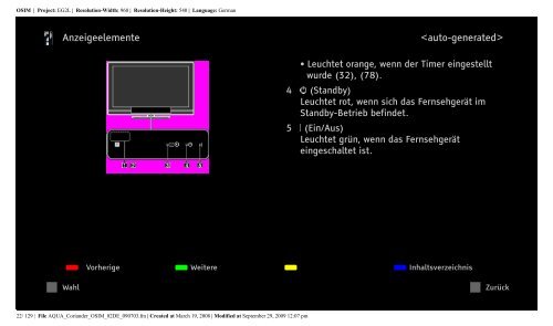 Sony KDL-37W5810 - KDL-37W5810 Consignes d&rsquo;utilisation Allemand