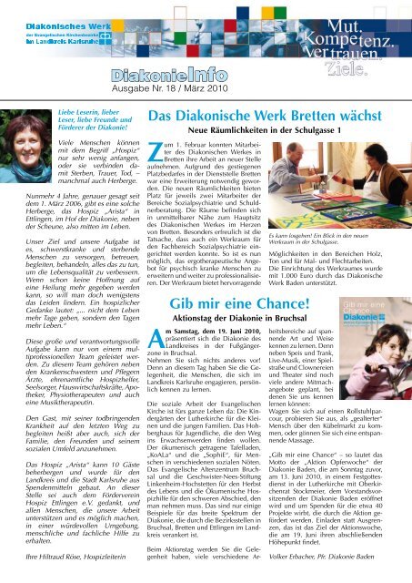 DiakonieInfo 18/März 2010 - Diakonisches Werk im Landkreis ...