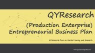 (Production Enterprise) Entrepreneurial Business Plan