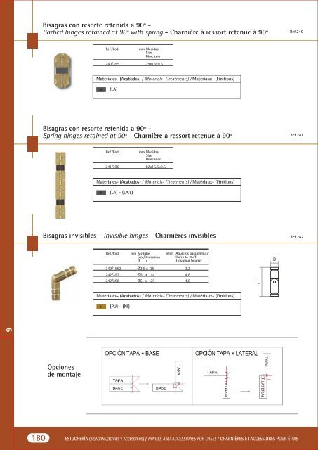 Metalurgia Pons - Catálogo