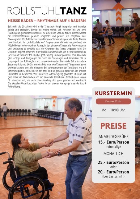 Tanzschule Ring 3 - Tanzen - Das Magazin Augabe 4