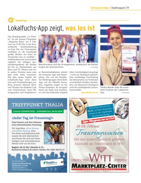 Stadtmagazin Februar