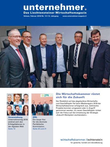 unternehmer. Februar 2018
