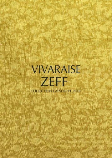 Leaflet Vivaraise Capsule Zeff Printemps-Été 2018