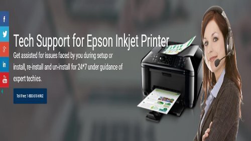 Epson Inkjet Printer Technical Support Number 1-800-213-8289