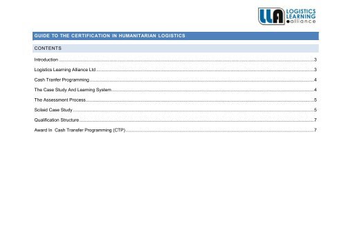 CHL CTP Award Guide - 2018