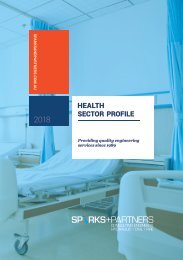 SPARKS+PARTNERS Capability Profile: 2018 Health
