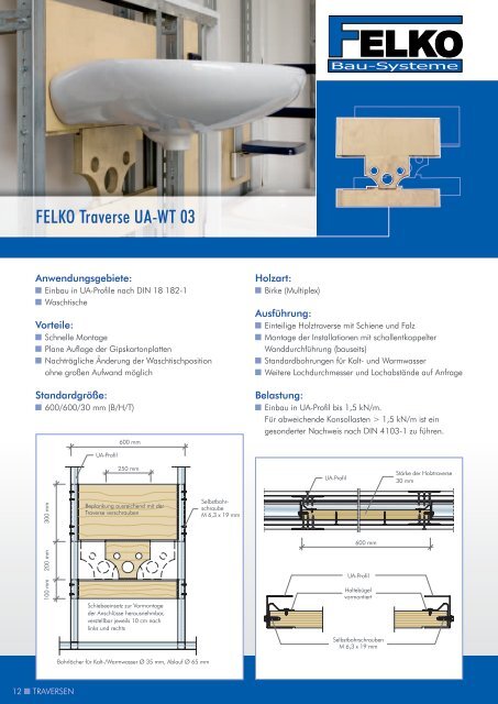 Traversen Stützen Sonderlösungen - FELKO Bau-Systeme GmbH