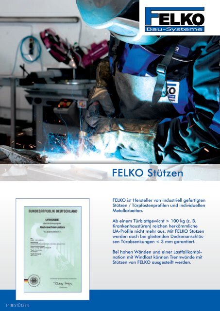 Traversen Stützen Sonderlösungen - FELKO Bau-Systeme GmbH