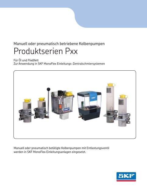 Kolbenpumpen Produktserien Pxx - 1-1110-DE
