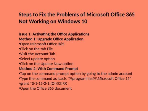 1-888-909-0535 to Fix Microsoft office 365 not Working on Windows 10