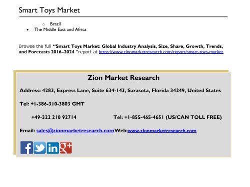 Smart Toys Market