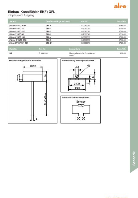 alre Produktkatalog 2018