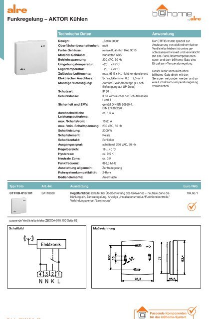 alre Produktkatalog 2018