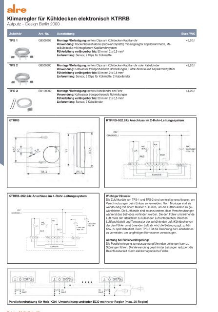 alre Produktkatalog 2018