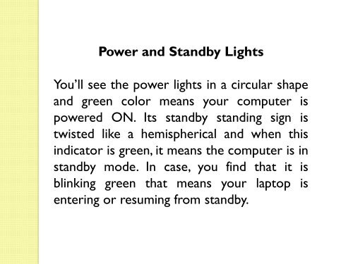 What Are The Functions of Different Lights on Lenovo Laptops