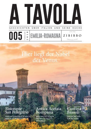 "A Tavola" Ausgabe 5 Emilia Romagna 