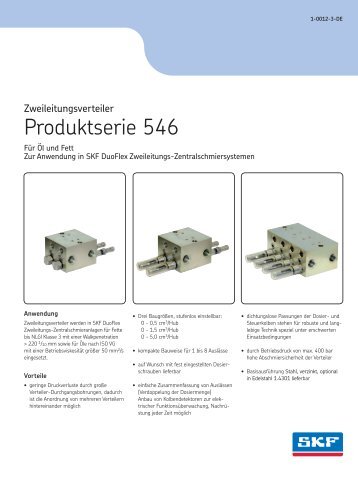Zweileitungsverteiler Produktserie 546 - 1-0012-3-DE