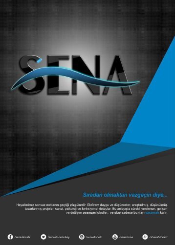 Sena Stone 2018 Ürün Katoloğu