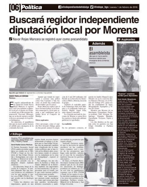 Edición impresa 01-02-2018