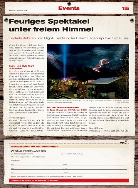 Allalin News Nr. 2/2018