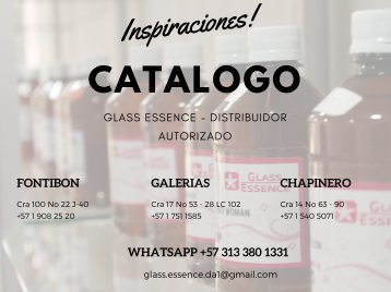 CATALOGO GLASS ESSENCE