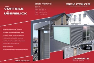 carports - bick·points