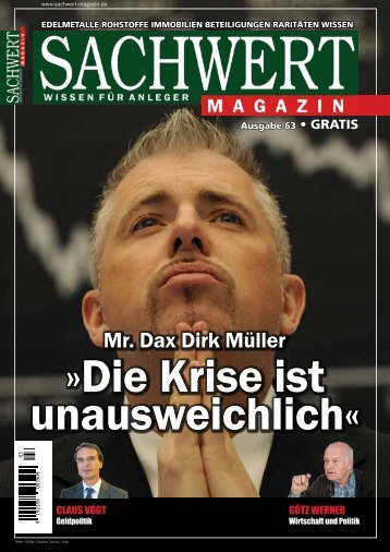 Sachwert Magazin Ausgabe 63, Januar 2018