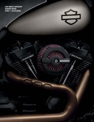 2018 Harley-Davidson Genuine Motor Parts and Accessories