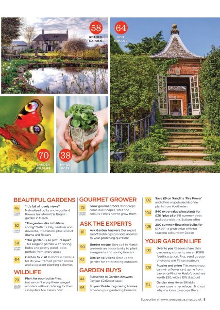 Garden Answers - March Digital Sampler