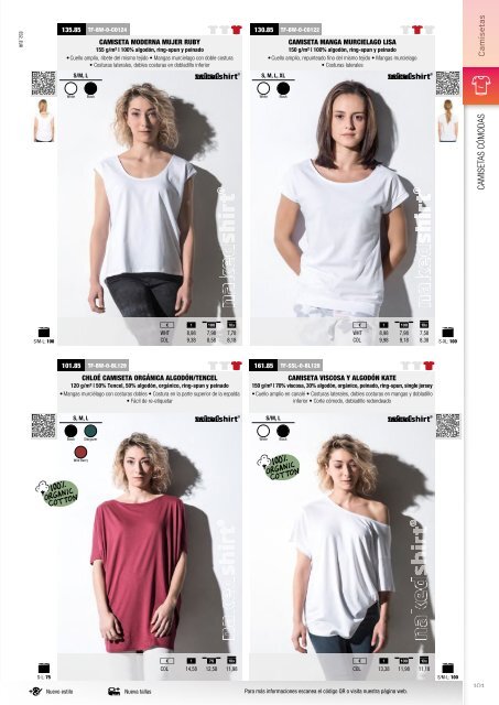 Catalogo de ropa 2018