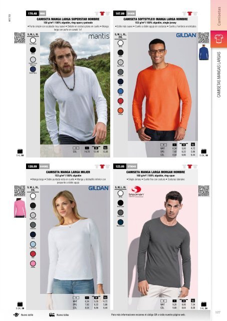 Catalogo de ropa 2018