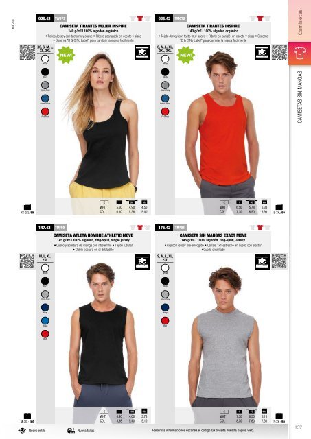 Catalogo de ropa 2018