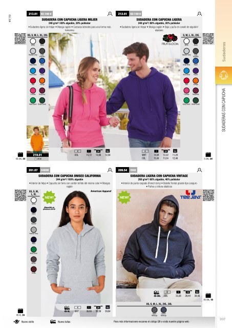 Catalogo de ropa 2018