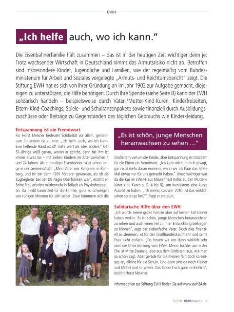 BSWmagazin 01/2018