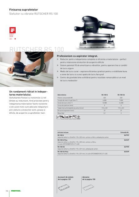 Catalog Festool 2018