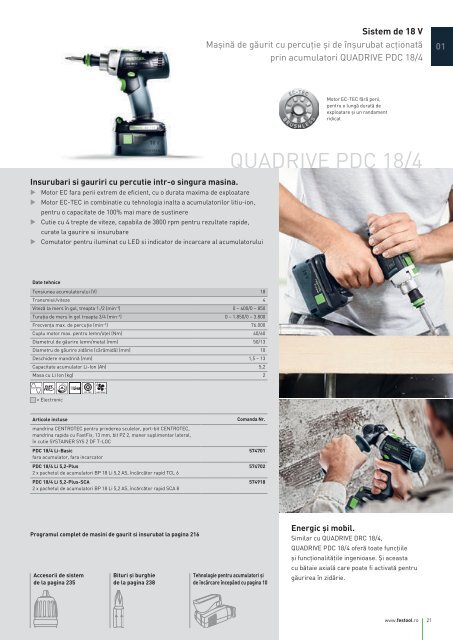 Catalog Festool 2018