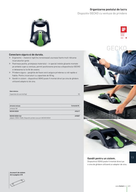 Catalog Festool 2018