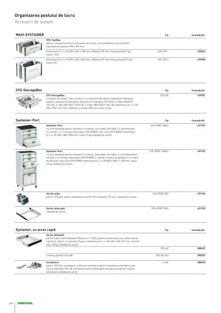 Catalog Festool 2018