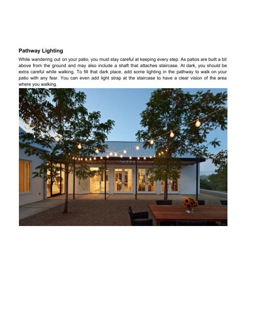 Covered Patio Lighting Ideas You’ll Fall In Love