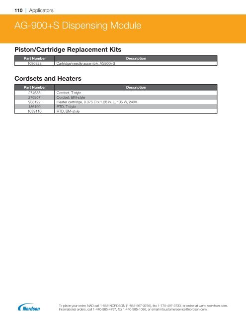 2018 Replacement Parts Catalog