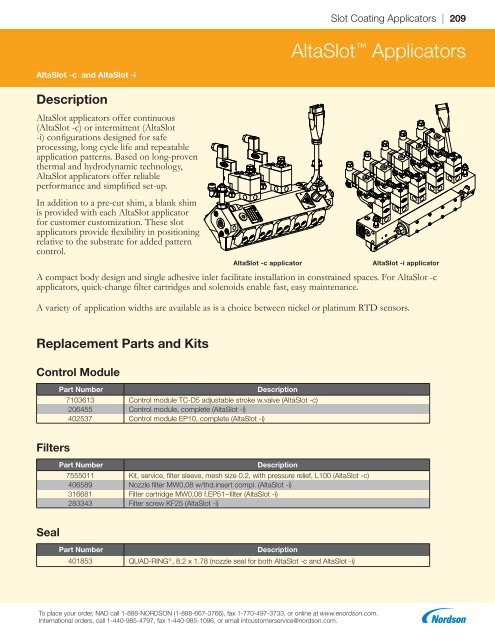 2018 Replacement Parts Catalog