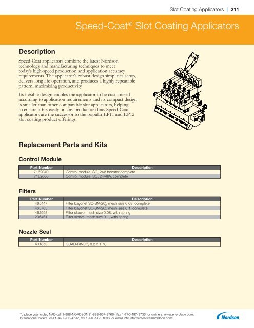 2018 Replacement Parts Catalog